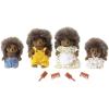 image:imageCalico Critters Cuddle Bear Family Dolls Dollhouse Figures Collectible Toys 4 CountPickleweeds Hedgehog Family