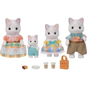 image:imageCalico Critters Tuxedo Cat Family Dolls Dollhouse Figures Collectible Toys Multi 3 inchesLatte Cat Family
